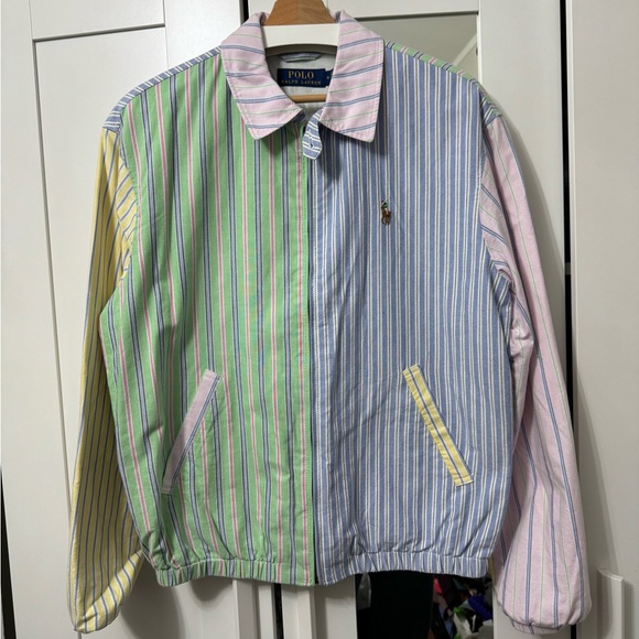 Polo Ralph Lauren Bayport Striped Oxford Fun Jacket - Picture 7 of 11